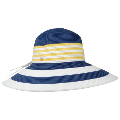 Cappelli Hats Ahina Lampshade Sun Hat - Navy-Multi