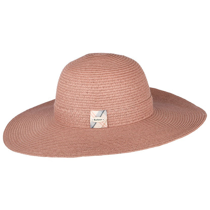 Barbour Hats Wellwood Tartan Wide Brim Sun Hat - Rose