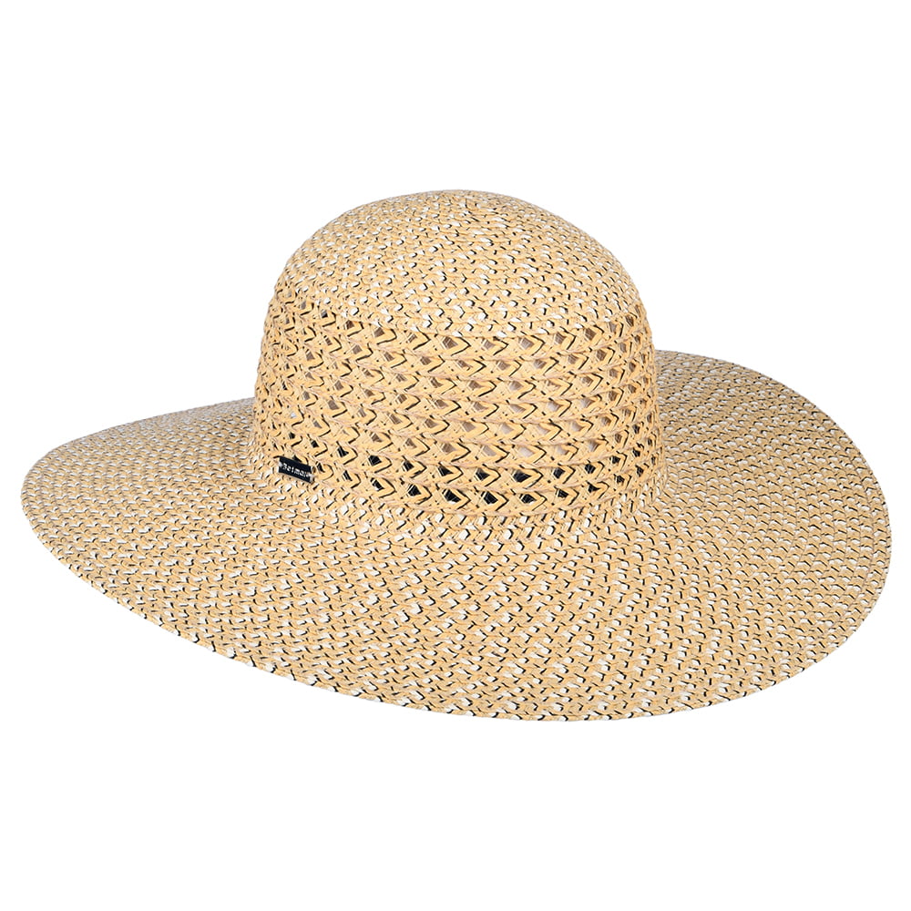 Betmar Hats Alice Floppy Sun Hat - Natural-Multi