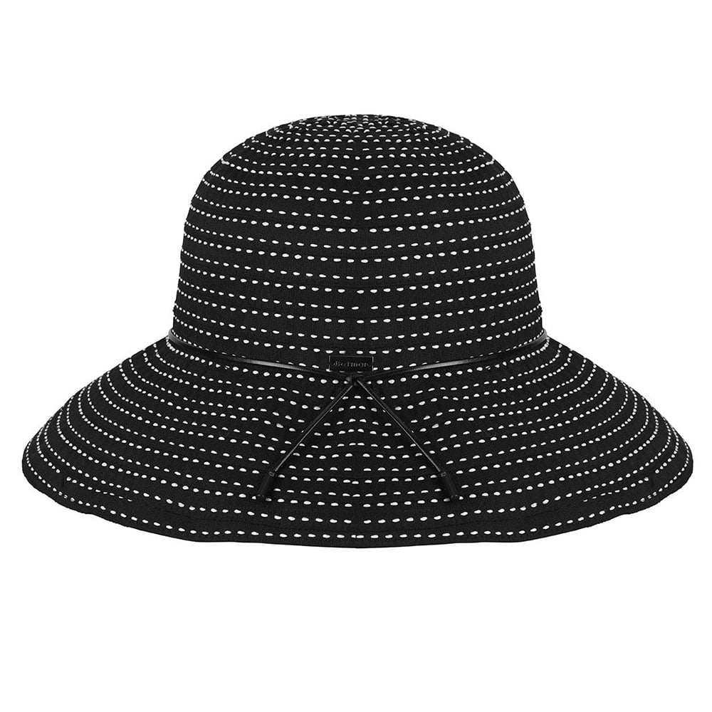 Betmar Hats Emmeline Rollable Sun Hat - Black