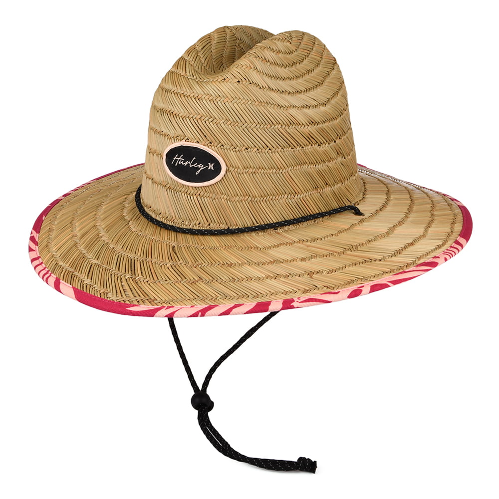 Hurley Hats Womens Capri Straw Lifeguard Hat - Natural