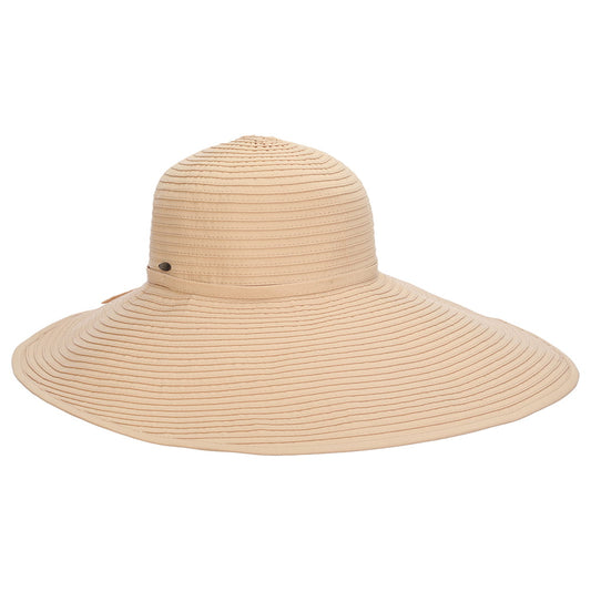 Scala Hats Russo Wide Brim Sun Hat - Khaki