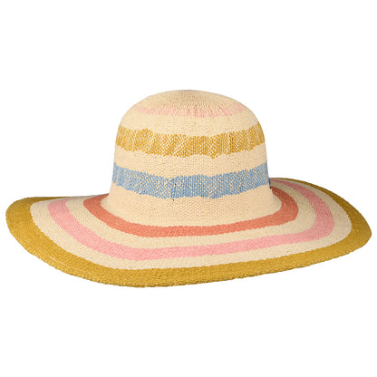 Barbour Hats Southport Striped Wide Brim Sun Hat - Natural-Multi