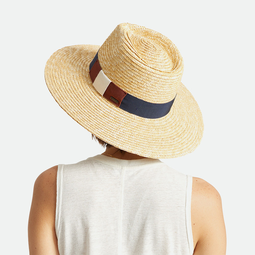 Brixton Hats Joanna Straw Sun Hat - Honey