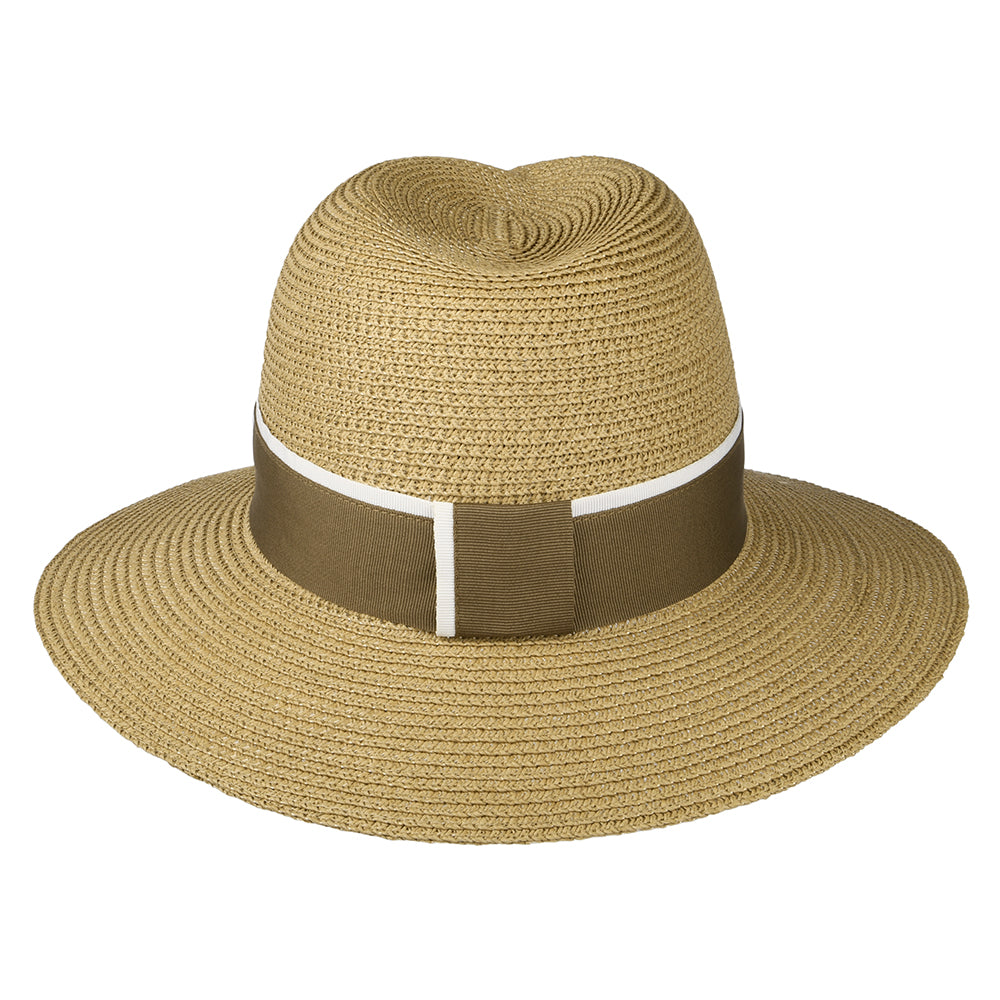 Failsworth Hats Roma Toyo Straw Sun Hat - Coffee-Cream