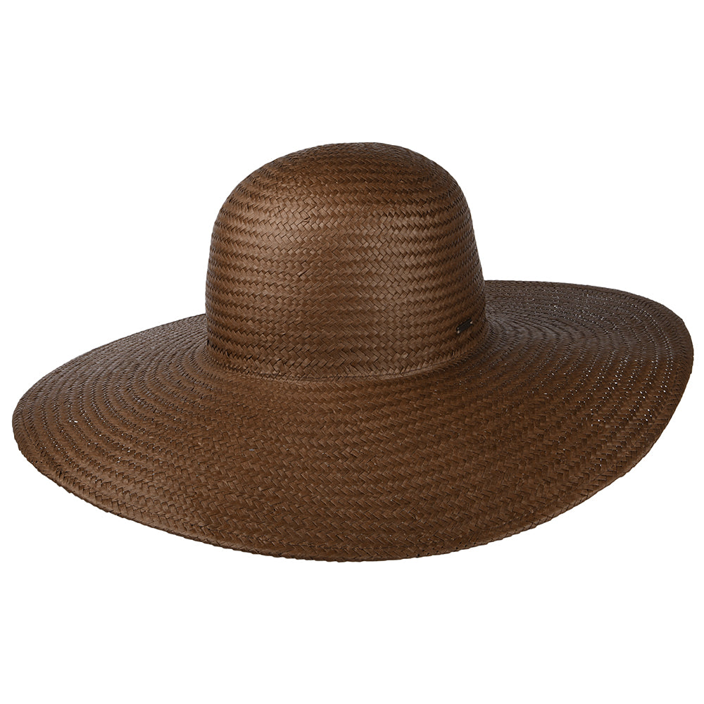 Brixton Hats Janae Wide Brim Toyo Straw Sun Hat - Brown