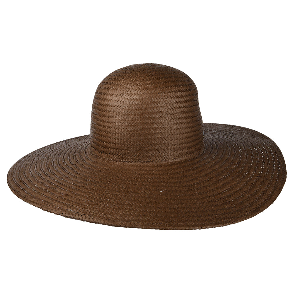 Brixton Hats Janae Wide Brim Toyo Straw Sun Hat - Brown
