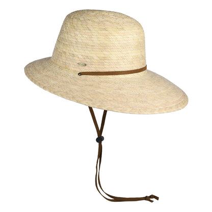 Scala Hats Annabel Braided Palm Sun Hat - Natural