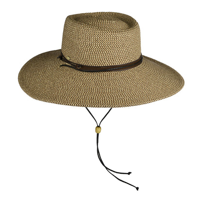 Scala Hats Bruges Paper Braid Boater Hat - Brown