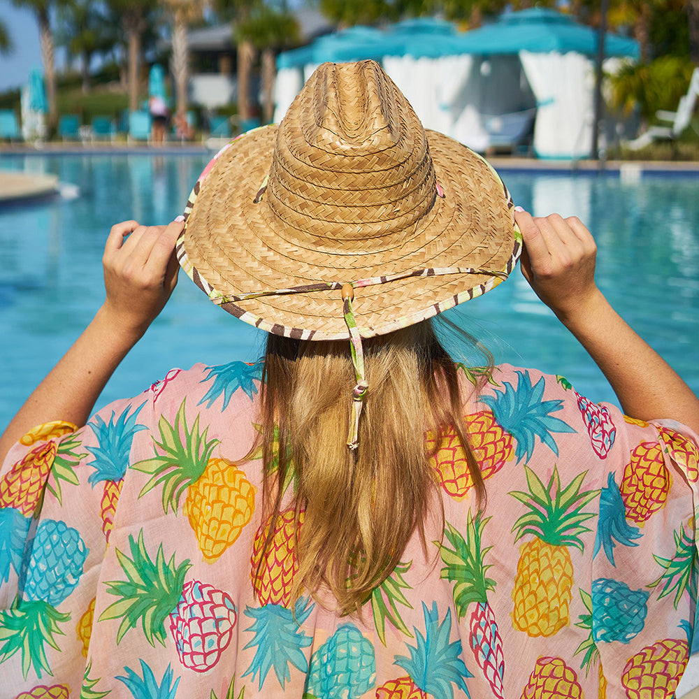 Dorfman Pacific Hats Montane Palm Lifeguard Hat - Natural