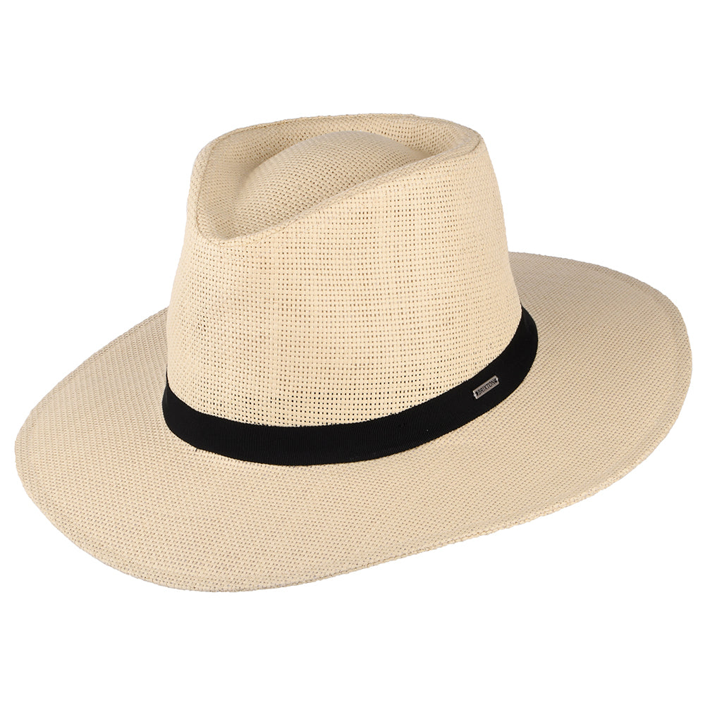 Brixton Hats Carolina Packable Toyo Straw Fedora Hat - Natural