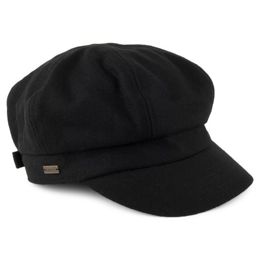 Betmar Hats Boy Meets Girl Newsboy Cap - Black