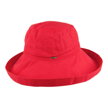 Scala Hats Lanikai Packable Sun Hat - Red