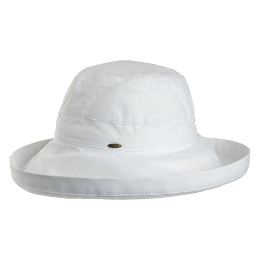 Scala Hats Lanikai Packable Sun Hat - White