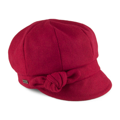 Betmar Hats Adele Baker Boy Cap - Scarlet