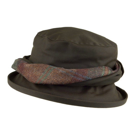 Olney Hats Emma Water Repellent Bucket Hat - Olive