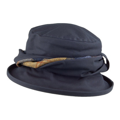 Olney Hats Emma Water Repellent Bucket Hat - Navy Blue