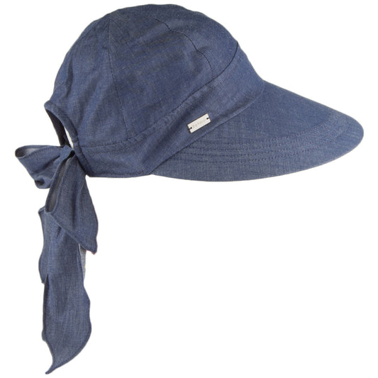 Betmar Hats Cotton Face Framer - Denim