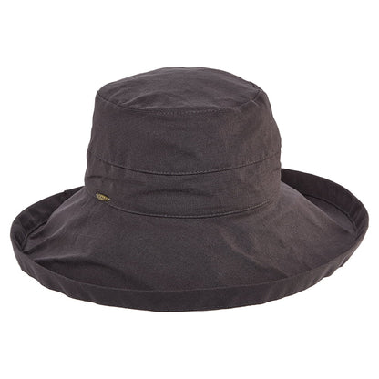 Scala Hats Lanikai Packable Sun Hat - Charcoal