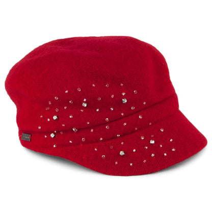 Betmar Hats Lynn Baker Boy Cap - Red