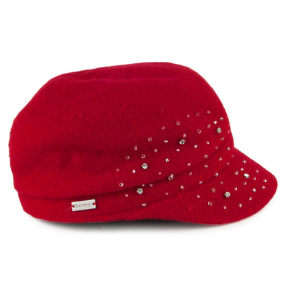Betmar Hats Lynn Baker Boy Cap - Red