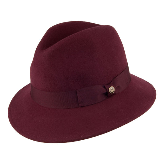 Goorin Ms Chandler Wool Down Brim Fedora - Purple