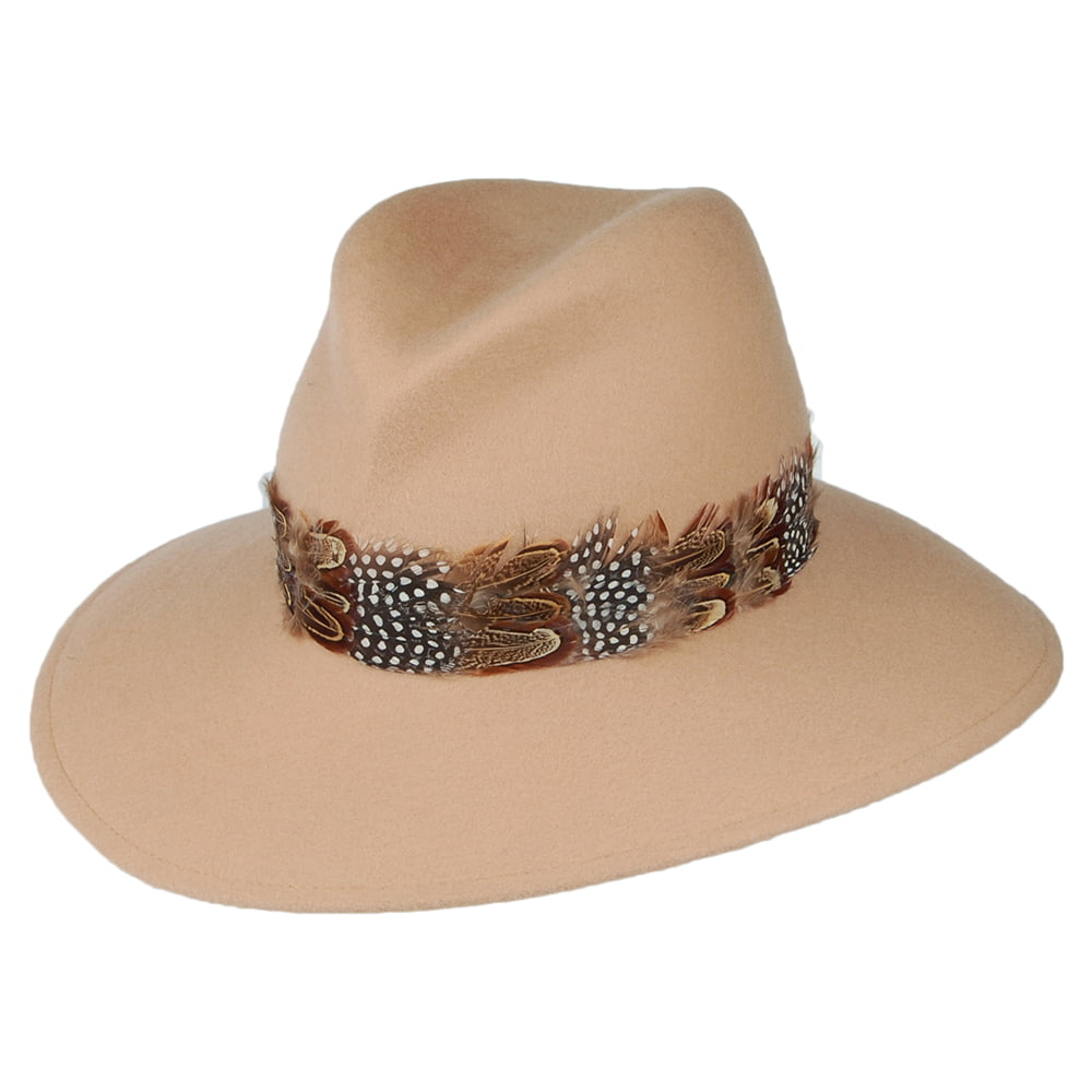 Whiteley Hats Penelope Country Fedora Hat - Camel