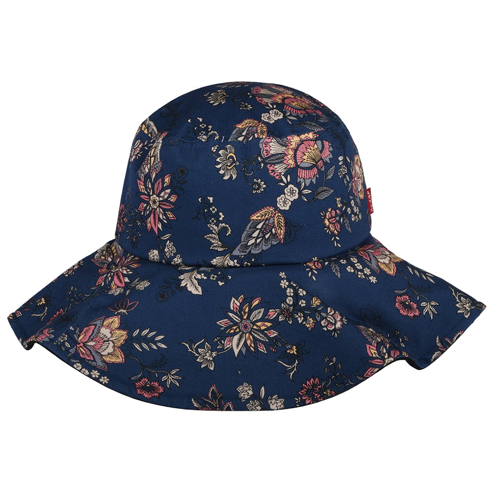 Levi's Hats Womens Printed Sun Hat - Navy Blue