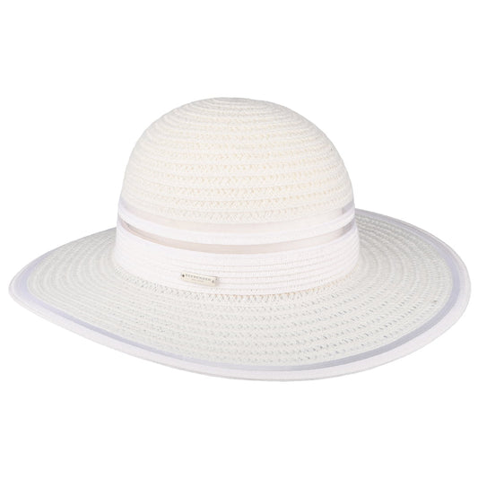 Seeberger Hats Floppy Sun Hat - White