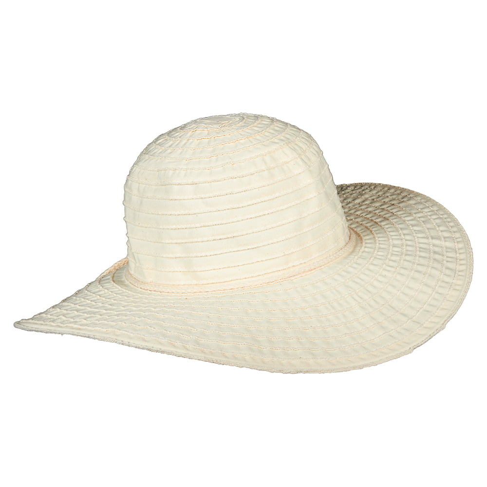 Scala Hats Sonia Wide Brim Sun Hat - Ivory