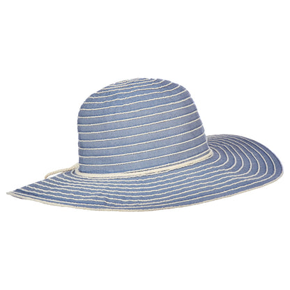 Scala Hats Sonia Wide Brim Sun Hat - Denim