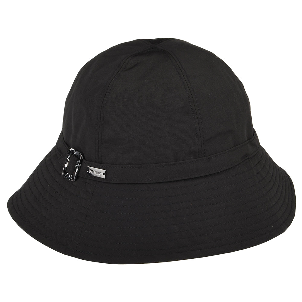 Betmar Hats Frederique Rain Cloche Hat - Black