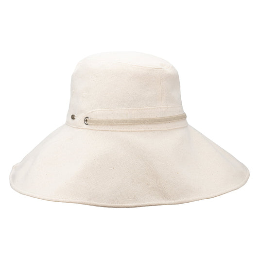 Scala Hats Simonetta Cotton Trail Sun Hat - Natural