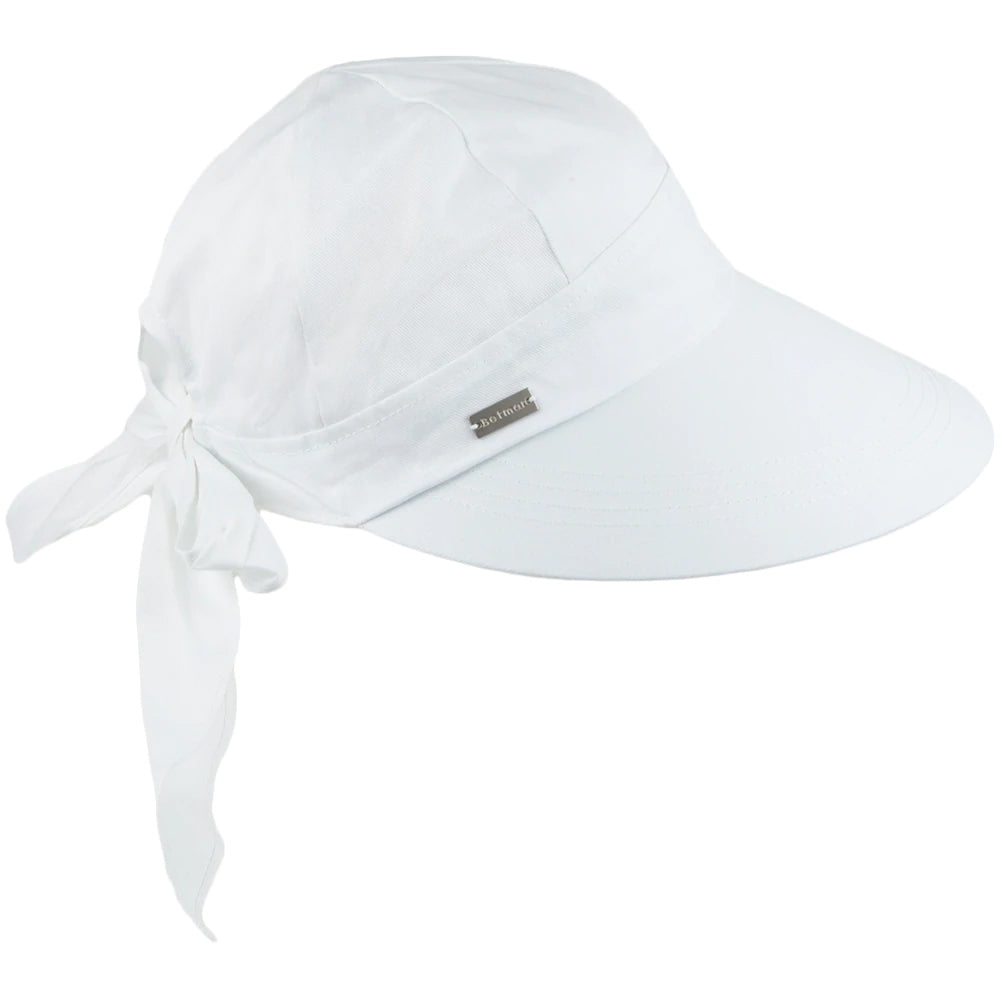 Betmar Hats Cotton Face Framer - White