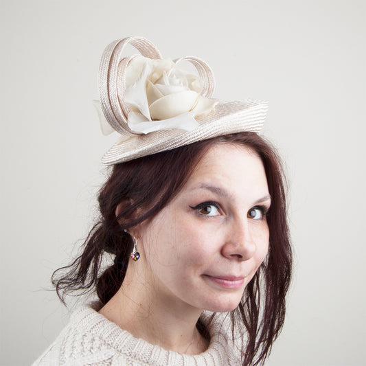 Whiteley Hats Amelie Pillbox - Beige