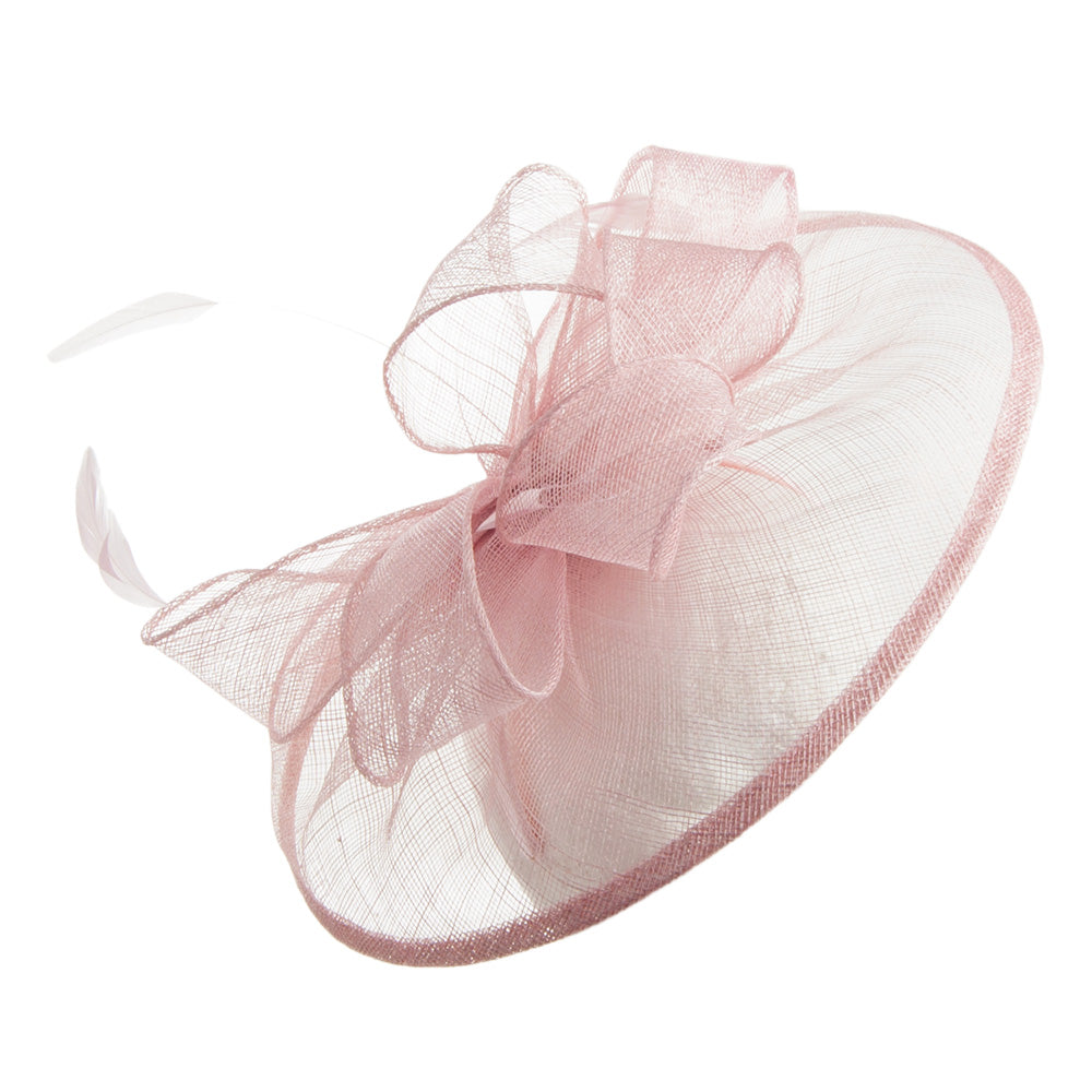Failsworth Hats Ginny Disc Fascinator - Pink