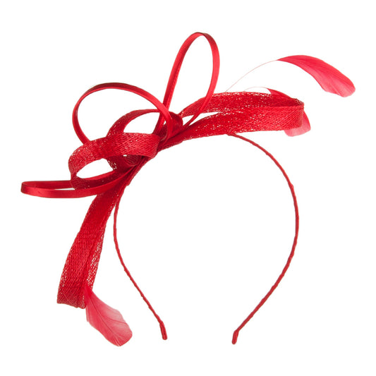Jane Anne Designs Julie Fascinator - Red