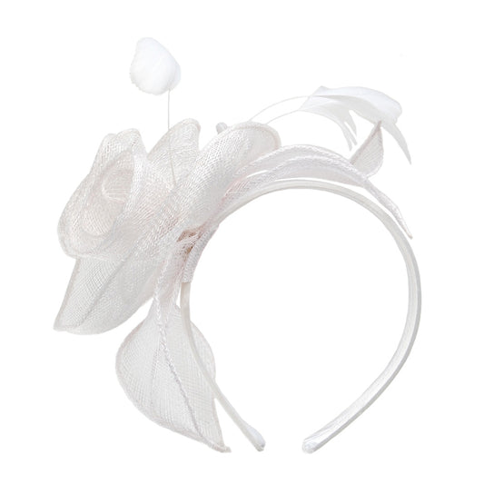 Jane Anne Designs Pixie Fascinator - White