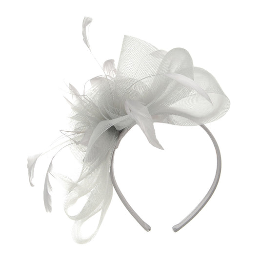 Jane Anne Designs Ferne Fascinator - Silver