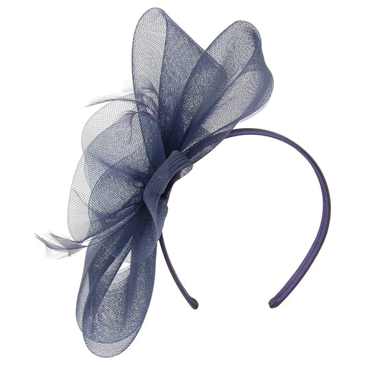 Jane Anne Designs Shauna Fascinator - Navy Blue