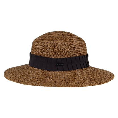 Betmar Hats Marie Wide Brim Boater Hat - Tan