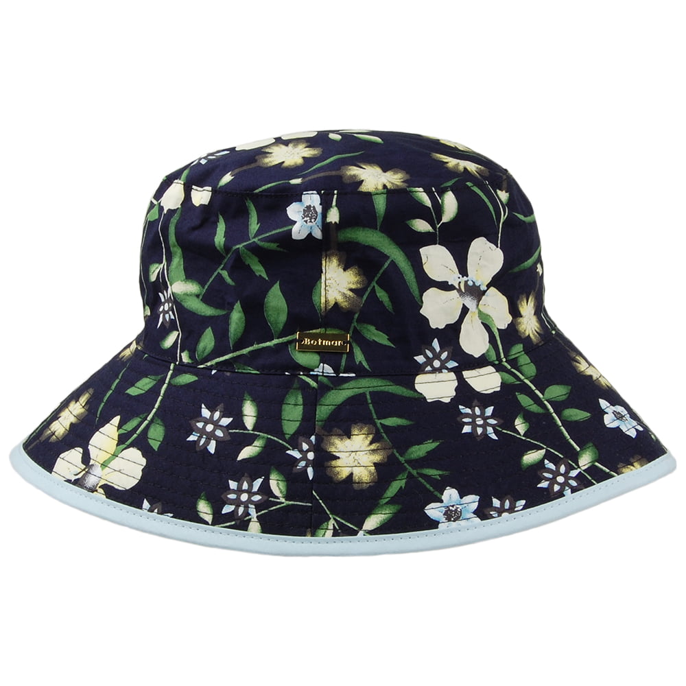 Betmar Hats Florence Reversible Sun Hat - Navy Multi
