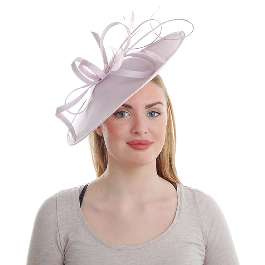 Failsworth Hats Virginia Disc Fascinator - Lilac
