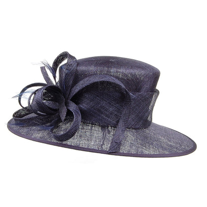 Failsworth Hats Juliet Occasion Hat - Navy Blue