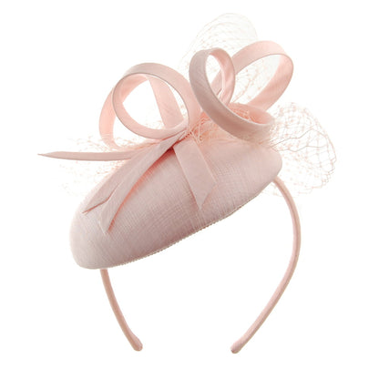 Failsworth Hats Loralei Pillbox Fascinator - Light Pink