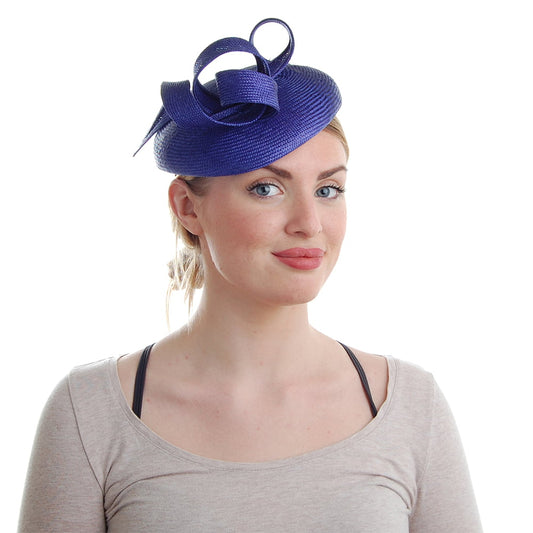 Failsworth Hats Genevieve Pillbox Hat - Cobalt