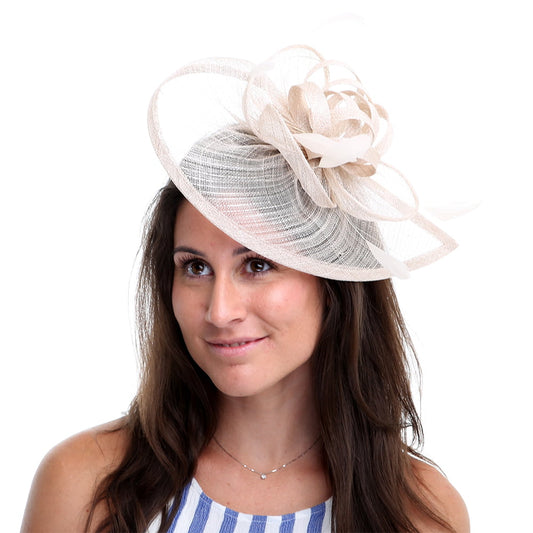 Jane Anne Designs Iris Fascinator - Champagne