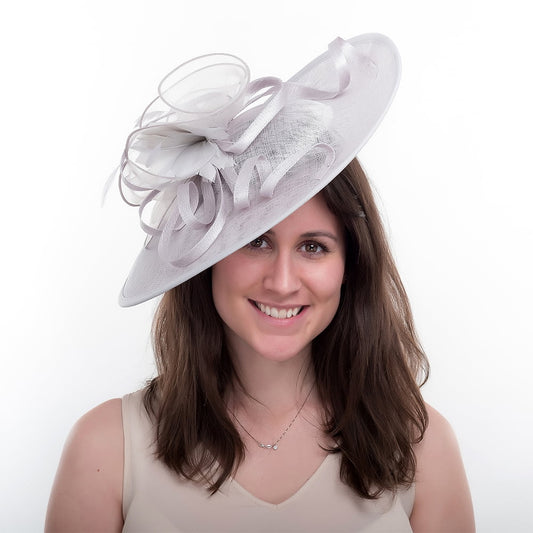 Jane Anne Designs Penelope Disc Fascinator - Silver
