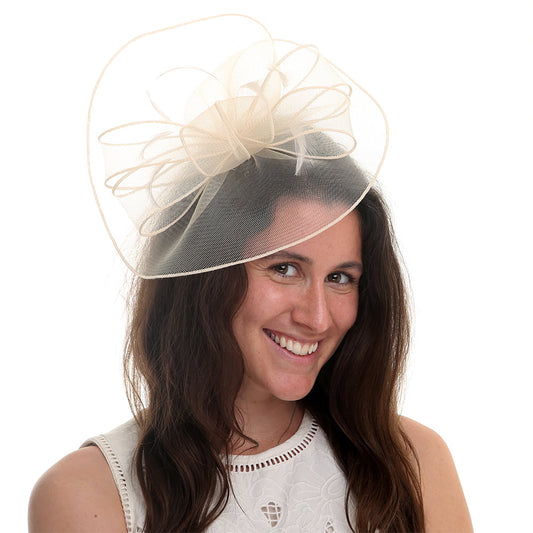 Jane Anne Designs Isadora Fascinator - Champagne