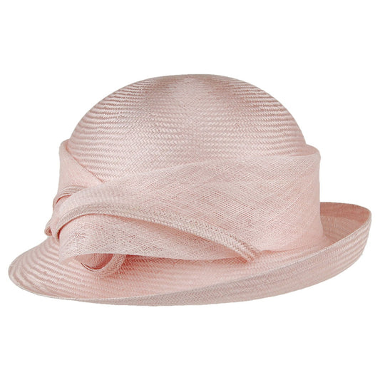 Whiteley Hats Molly Straw Cloche Hat - Rose